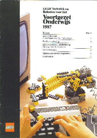 1987 Large Dutch Dacta - LEGO Techniek en Robotica voor het Voortgezet Onderwijs (2000035-NL)