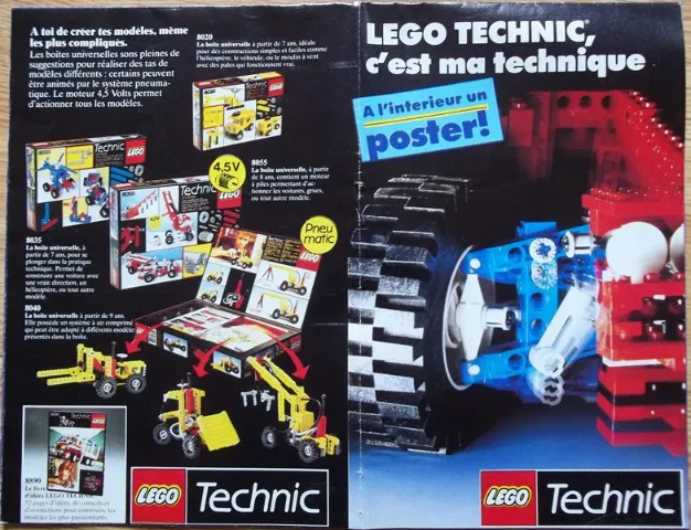1988 Medium Technic French Foldout (921154-F)