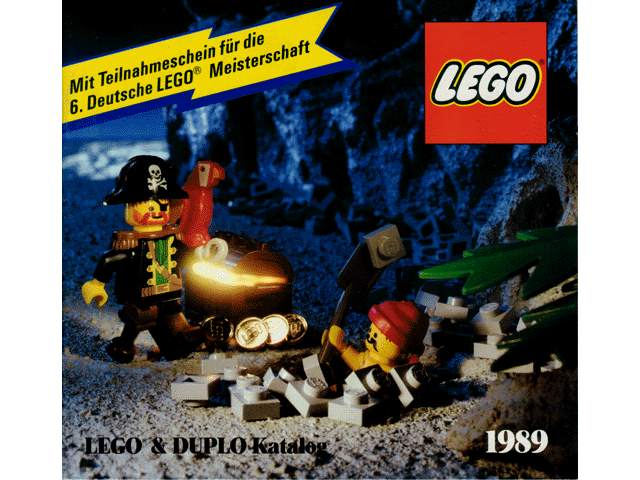 1989 Large German (Mit Teilnahmeschein für die 6. Deutsche LEGO Meisterschaft - 921159-D)