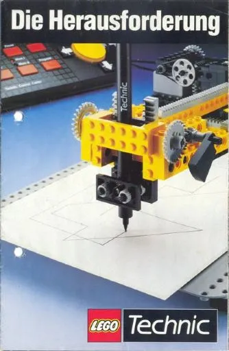 1990 Medium Technic German Foldout - Die Herausforderung (921387-D)