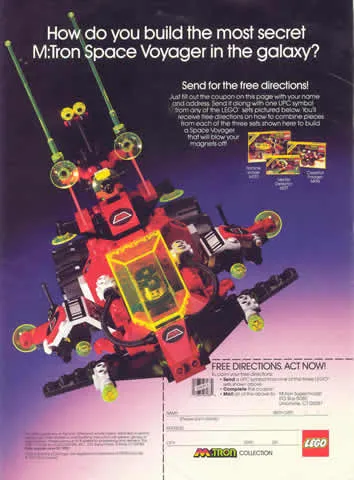 1991 Insert - M:Tron Builders Club