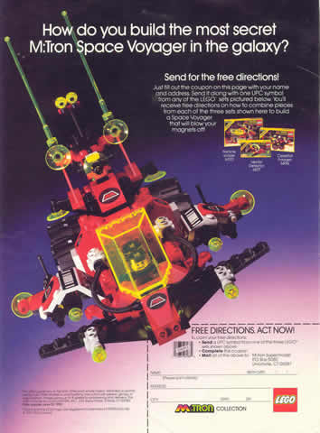 1991 Insert - M:Tron Builders Club