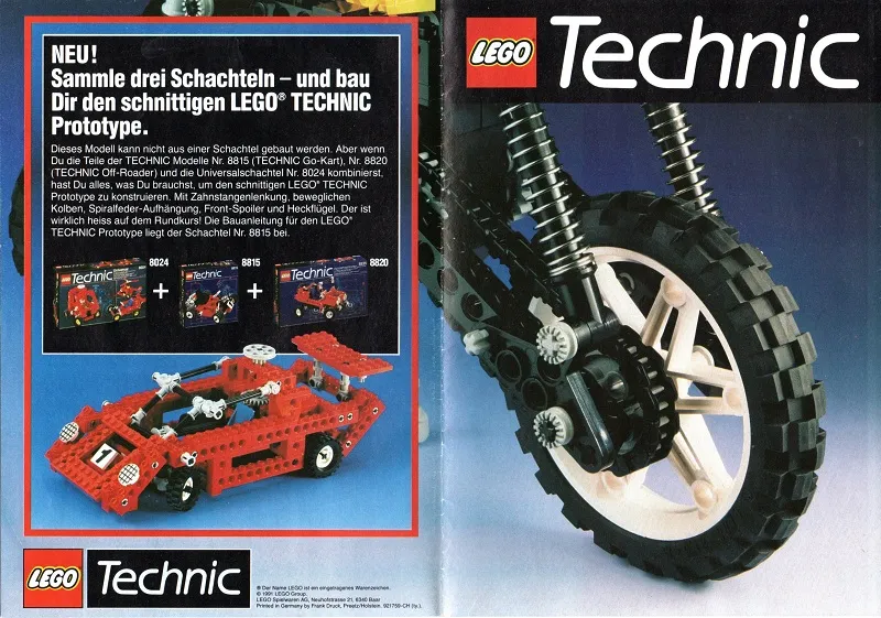 1991 Medium Technic Swiss Foldout (921759-CH (ty.))