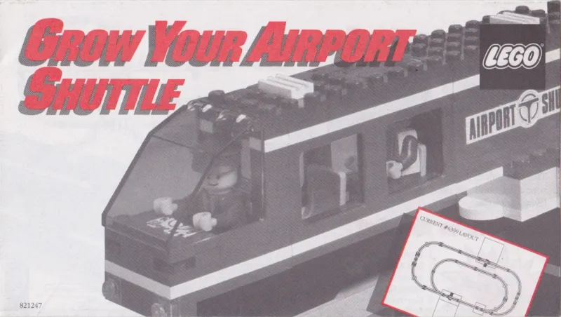 1991 Insert - Shop at Home - Monorail 'Grow Your Airport Shuttle' (821247)