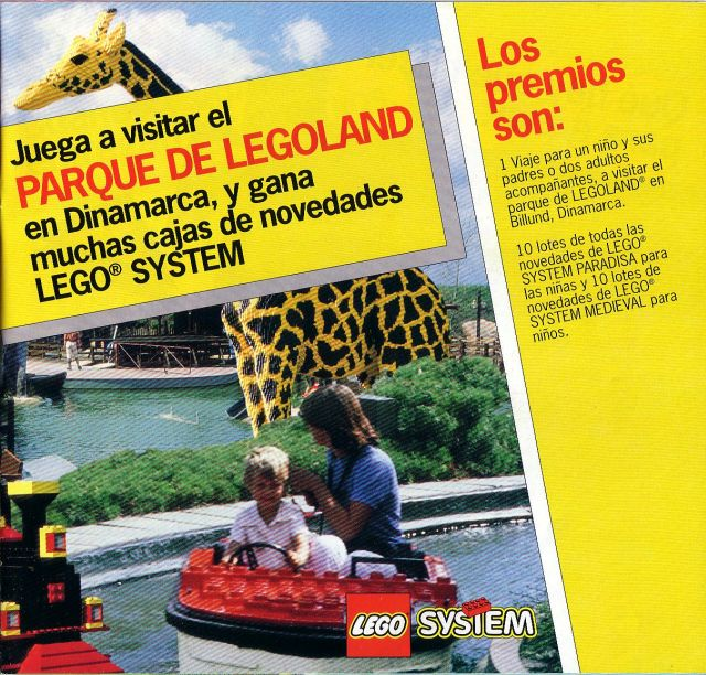 1992 Insert - Legoland Conquest Promotion (9220038-E)