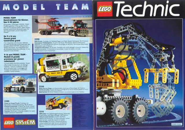 1992 Medium Technic European Foldout (100982/101082 EU-II (D/A/CH/F/I))