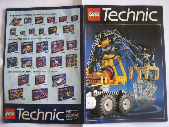 1992 Medium Technic Dutch Foldout (922043-NL)