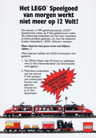 1992 Medium Train Dutch (921762-NL)