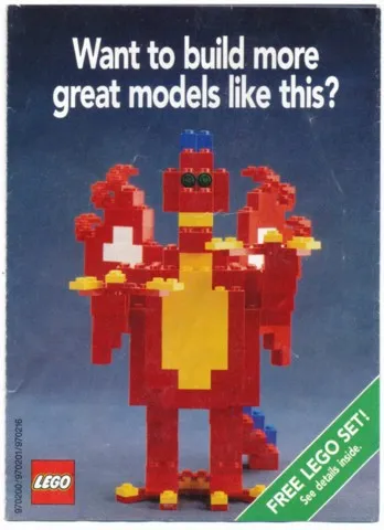 1993 Insert - Builders Club - Dragon Version (970200/970201/970216)