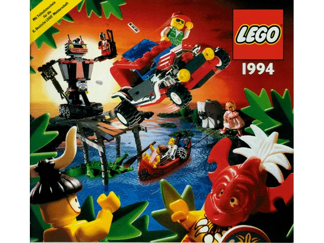 1994 Large German (Mit Teilnahmeschein für die 11. Deutsche LEGO Meisterschaft - 923321-D)