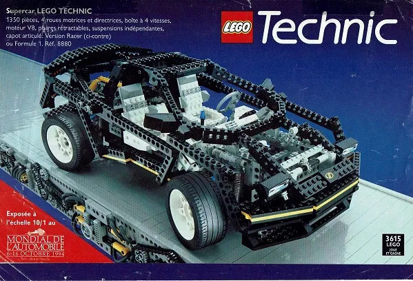 1994 Large Technic French Foldout 26 x 18 cm (923585 F)