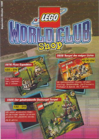 1999 Insert - World Club Magazine German - September/October (4321441)