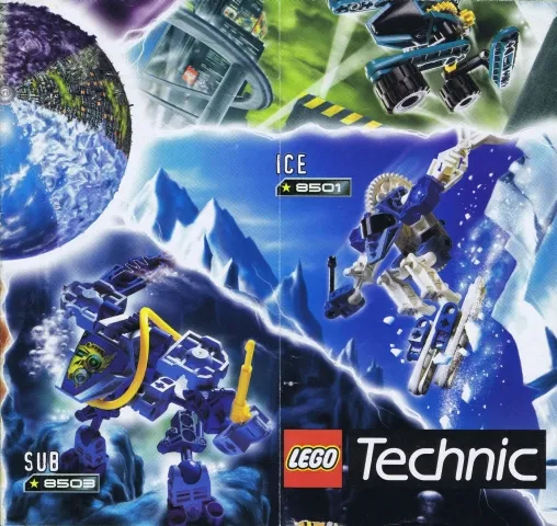 1999 Medium Technic Throwbot / Slizer Foldout (4124569-IN)