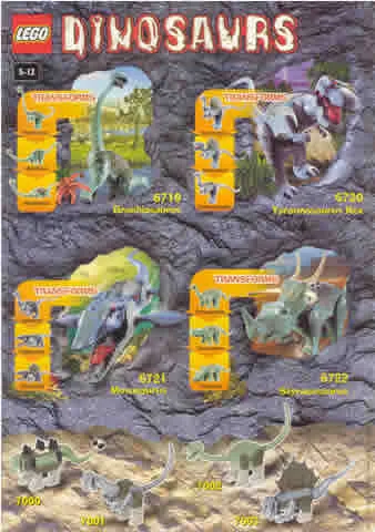 2001 Mini Dinosaurs (4155531/4155532)