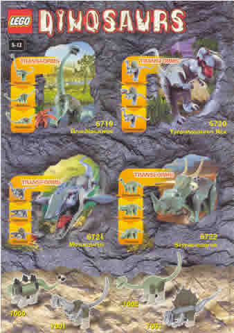 2001 Mini Dinosaurs (4155531/4155532)