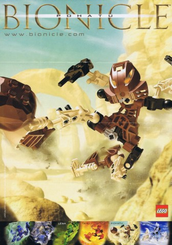 2002 Mini Bionicle - Pohatu (4176067)