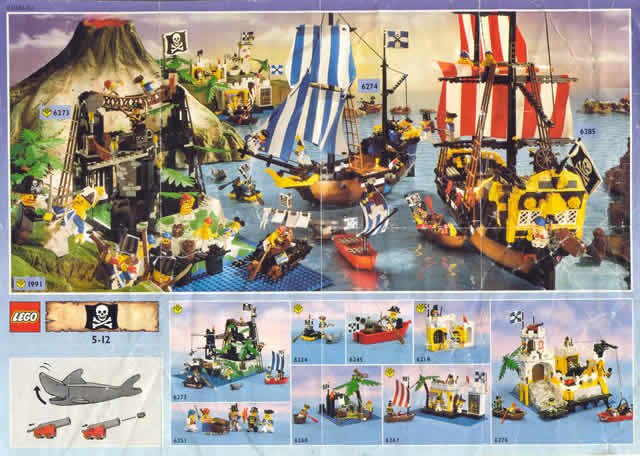 1991 Mini Pirates European (831683-EU)