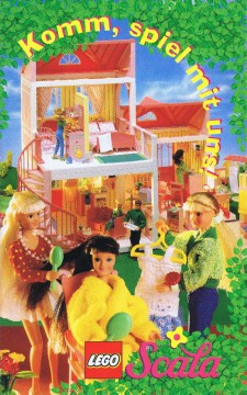 1997 Mini Scala German - Komm, spiel mit uns!  6 x 9.5 cm