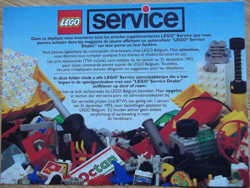 1993 Medium Service Packs Belgian (922710-B)