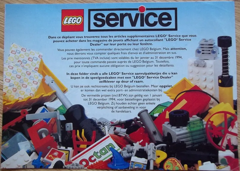 1994 Medium Service Packs Belgian (923323-B)