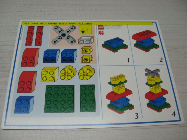 Creator Board Game Model Card Blue Border Set 2 Robot
