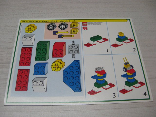 Creator Board Game Model Card Green Border Set 3 Robot