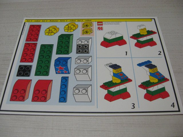 Creator Board Game Model Card Black Border Set 5 Robot