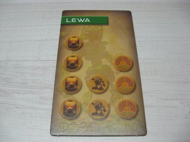 BIONICLE Quest for Makuta: Adventure Game - Card Lewa