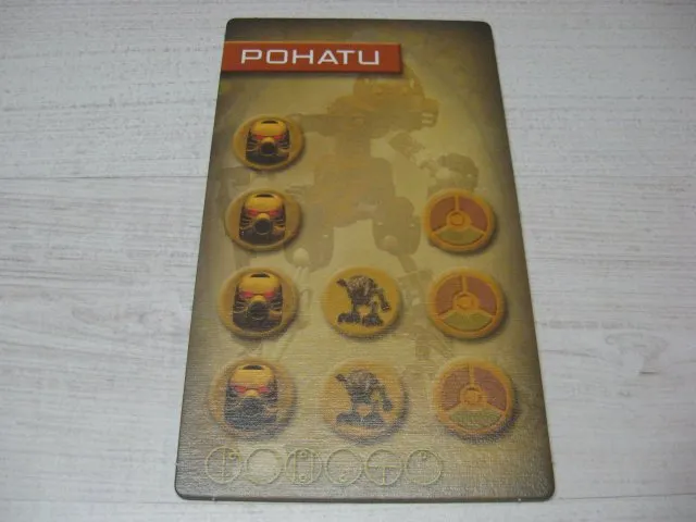 BIONICLE Quest for Makuta: Adventure Game - Card Pohatu