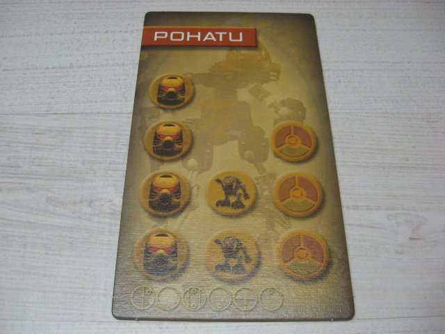BIONICLE Quest for Makuta: Adventure Game - Card Pohatu