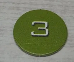 BIONICLE Quest for Makuta: Adventure Game - Token, Rahi Gnat value 3