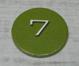 BIONICLE Quest for Makuta: Adventure Game - Token, Rahi Gnat value 7