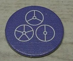 BIONICLE Quest for Makuta: Adventure Game - Token, Temple Key Token 3