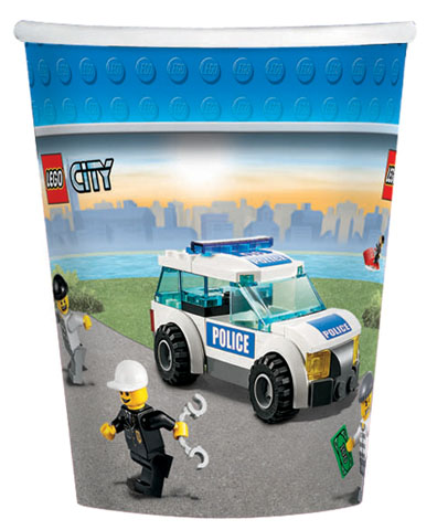 Party Cups City Police (8 Pieces)