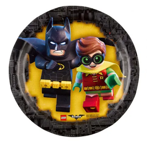 Party Plates The LEGO Batman Movie (8pcs), Small