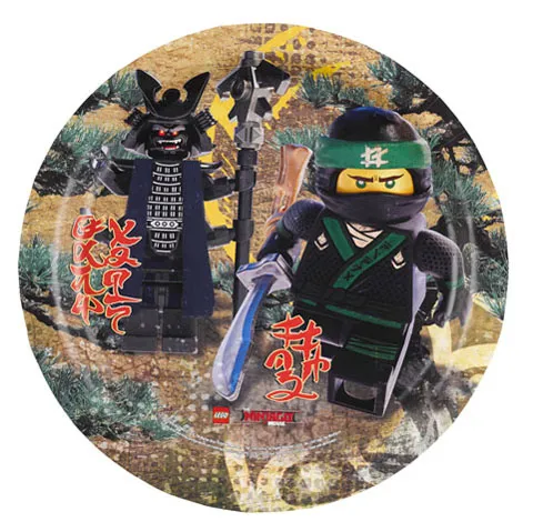 Party Plates The LEGO NINJAGO Movie 23cm (8 Pieces)