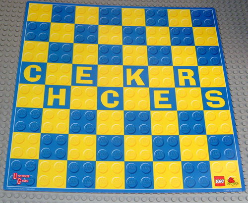 DUPLO Checkers Game Board