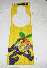 Treasure Quest Door Hanger Scorpion's Lair