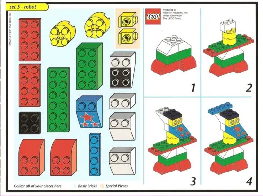 Creator Board Game Model Card Black Border Set 5 Robot