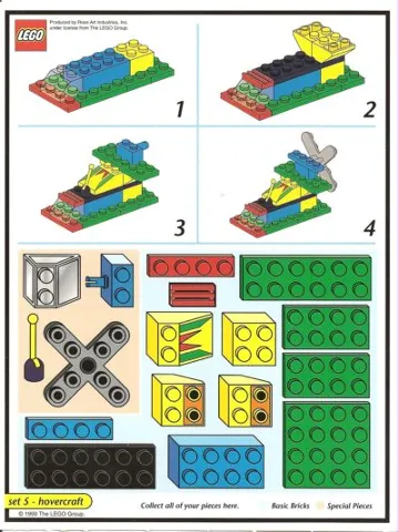 Creator Board Game Model Card Black Border Set 5 Hovercraft