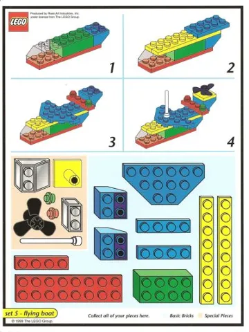Creator Board Game Model Card Black Border Set 5 Flying Boat