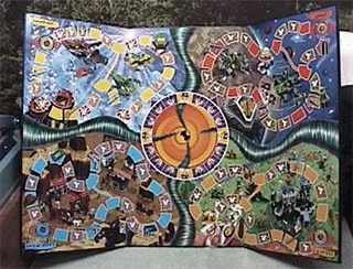 Time Cruisers Board Game, Game Board