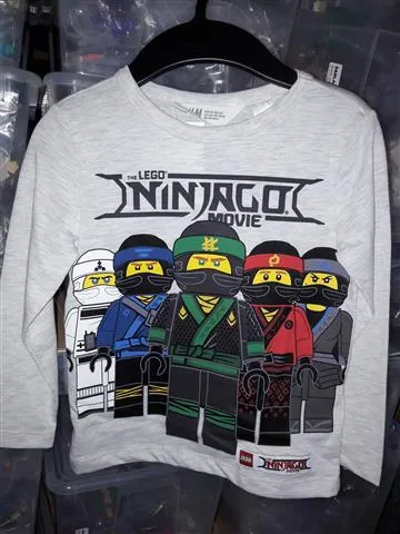 T-Shirt, The LEGO NINJAGO Movie Long Sleeve, Zane, Jay, Lloyd, Kai and Nya