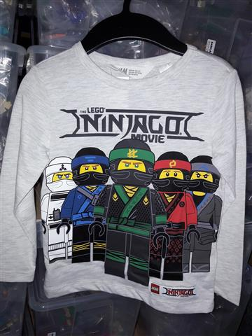 T-Shirt, The LEGO NINJAGO Movie Long Sleeve, Zane, Jay, Lloyd, Kai and Nya