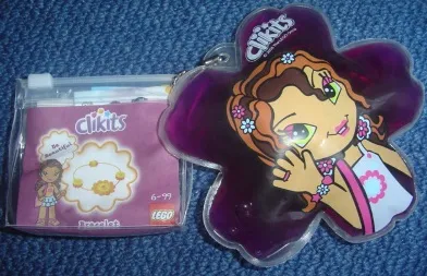 Bubble Bath (100ml) Clikits Flower with real Clikits Bracelet