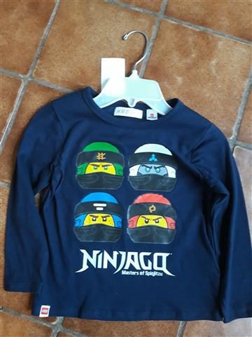 T-Shirt, NINJAGO Masters of Spinjitzu Long Sleeve, Lloyd, Zane, Jay and Kai Heads