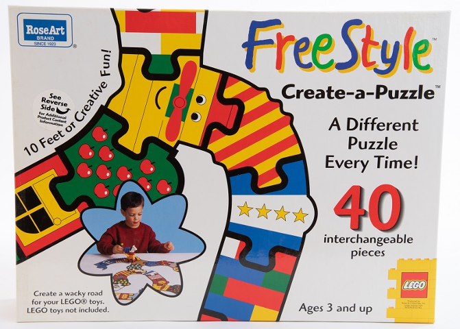 RoseArt 40 Pieces, FreeStyle Create-A-Puzzle