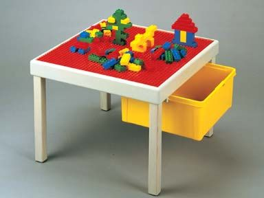 Flip-Top Playtable Red DUPLO/Gray LEGO Top