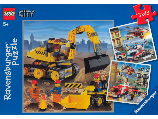Ravensburger, City Big Vehicles Puzzle Set (3 x 49 pc)