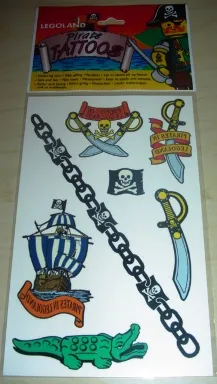 Tattoos (Temporary Body Print), Pirate Tattoos